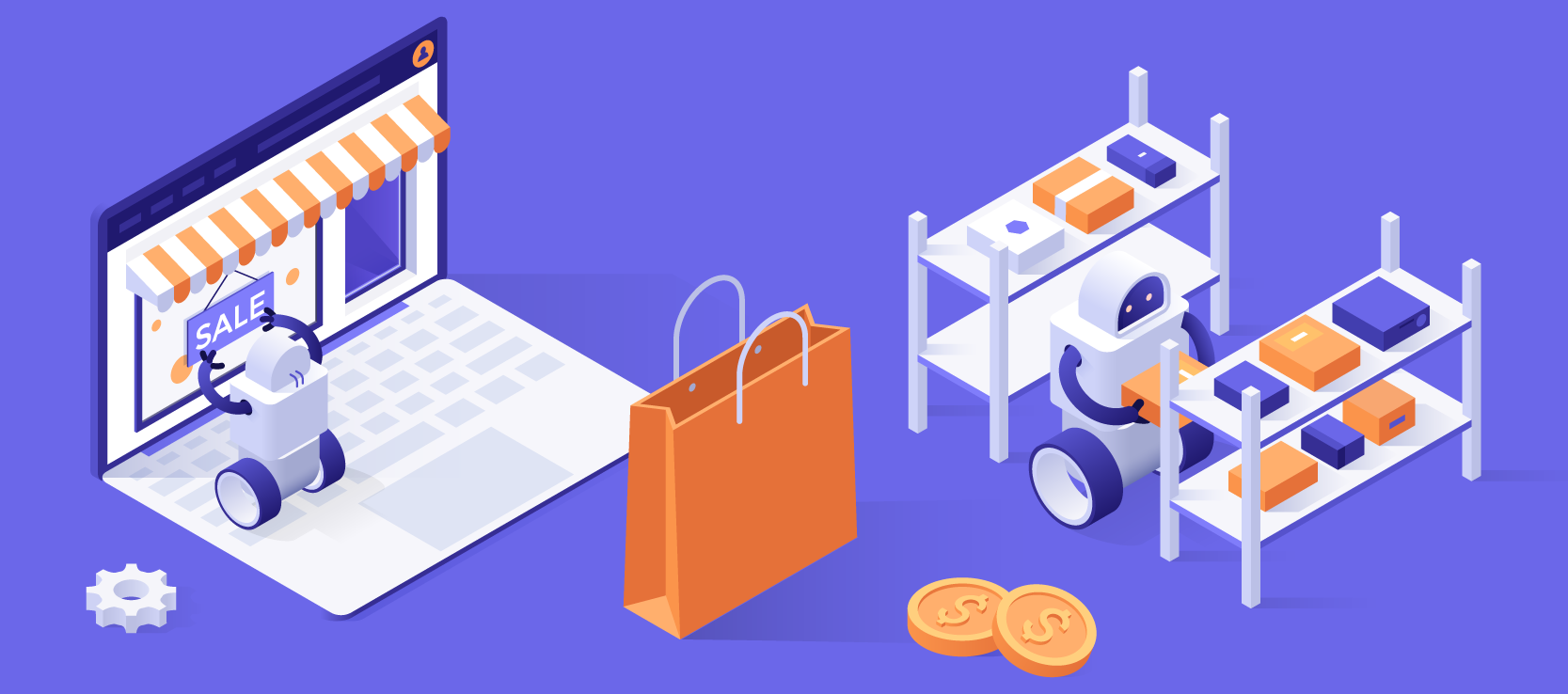 E-commerce Automation Graphics