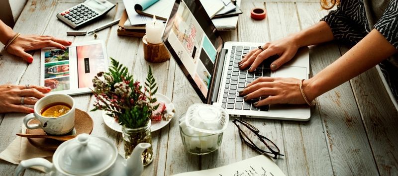 Office Table With Gadgets