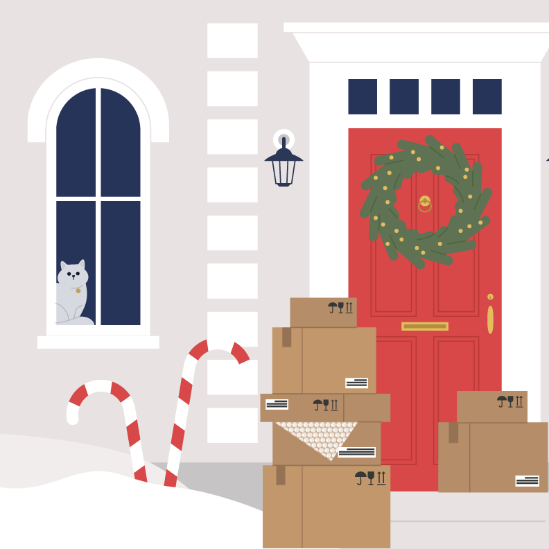 Holiday shipping and delivery